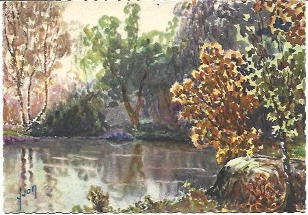 POSTAL A6529: La Foret de Fontainebleau
