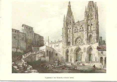 POSTAL A6530: Catedral de Burgos en el siglo XVIII