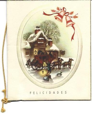 POSTAL NAVIDEÑA A6531: Estampa de Navidad