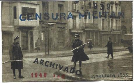 POSTAL A6486: Movimiento sindicalista en Zaragoza, 1933
