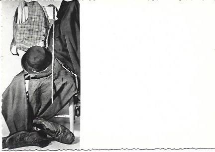 POSTAL A6487: Atuendo de Charles Chaplin