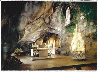 POSTAL A6495: La Cueva Milagrosa de Lourdes
