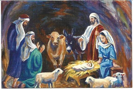 POSTAL NAVIDEÑA A6503: Nacimiento de Leandros Arvanitakis