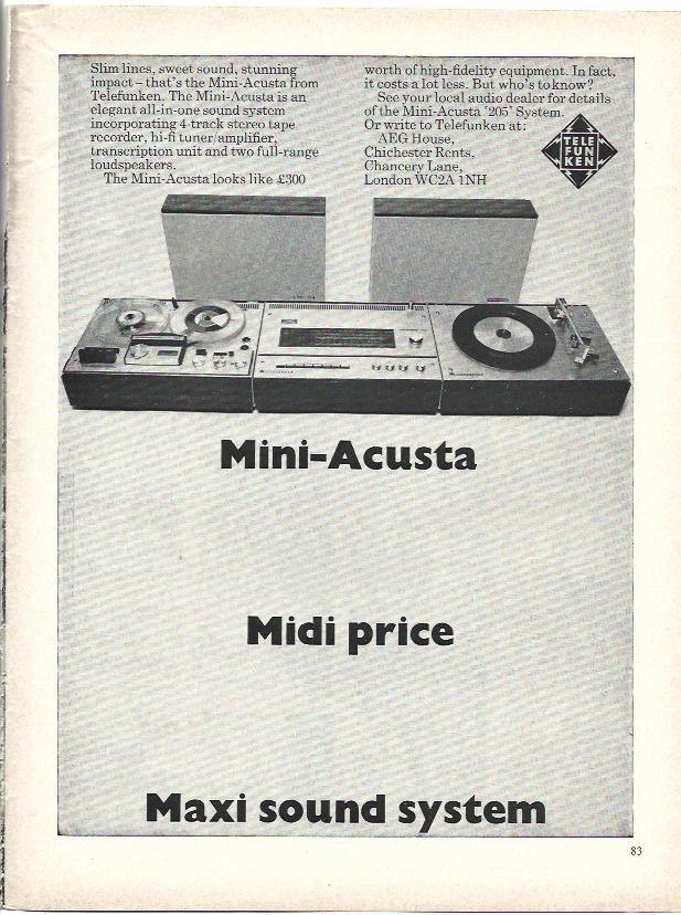 LAMINA 39506: Publicidad de Telefunken