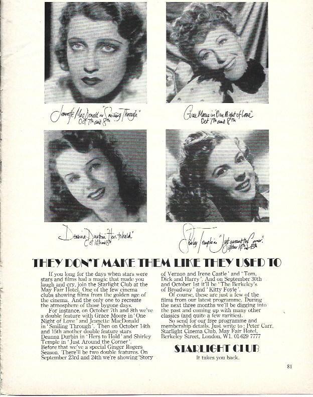 LAMINA 39505: Publicidad de Starlight Club