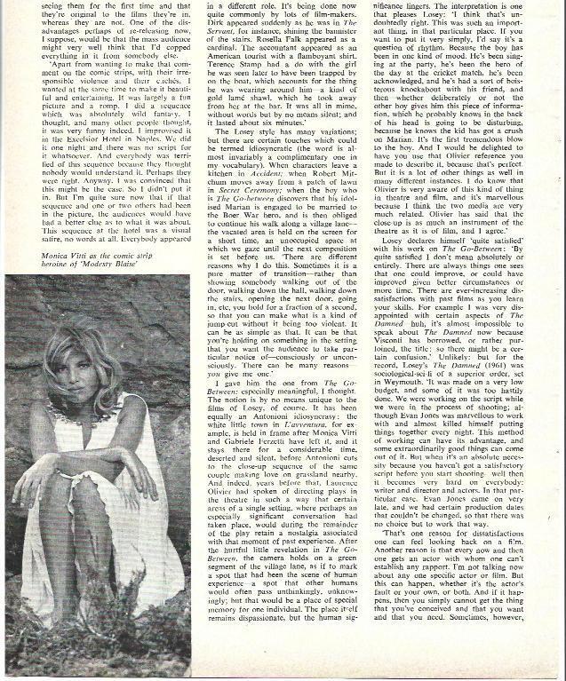 LAMINA 39500: Monica Vitti en Modesty Blaise