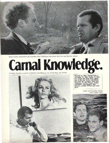 LAMINA 39499: Jack Nicholson en Carnal Knowledge