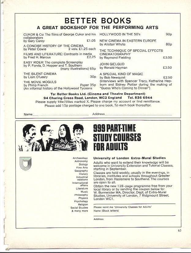 LAMINA 39488: Publicidad de Better Books y University of London