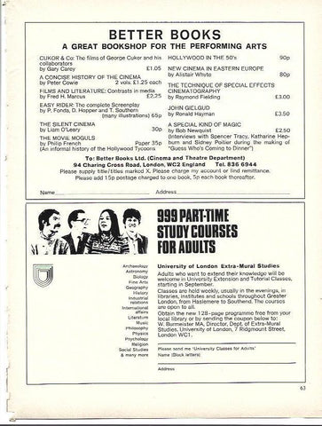 LAMINA 39488: Publicidad de Better Books y University of London