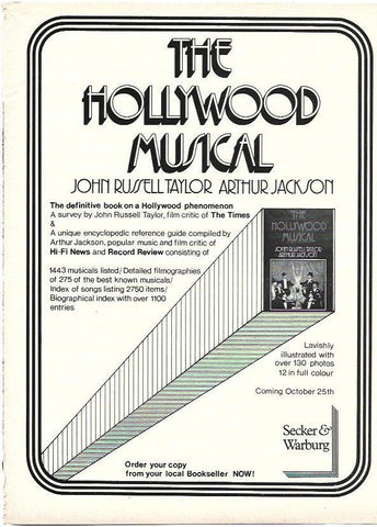 LAMINA 39487: Publicidad de The Hollywood Musical