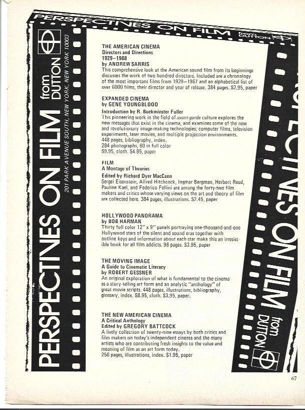LAMINA 39538: Perspectives on film