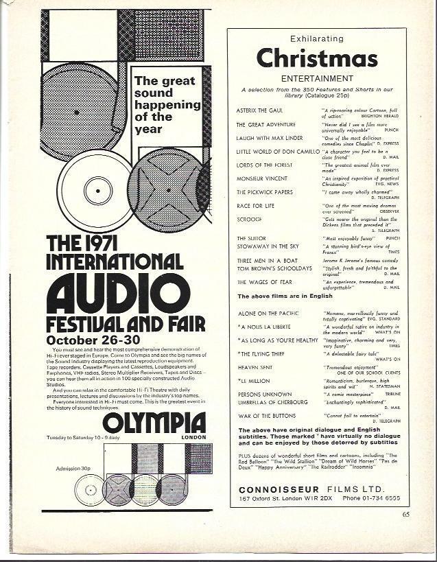 LAMINA 39537: Publicidad de International Audio Festival