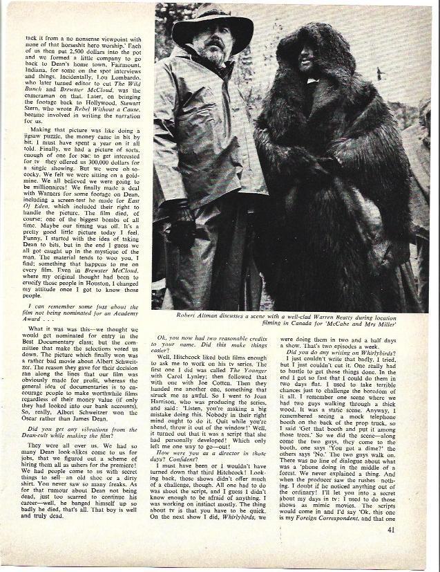 LAMINA 39526: Robert Altman en McCabe and Mrs Miller