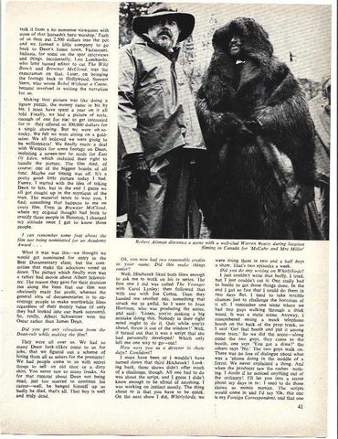 LAMINA 39526: Robert Altman en McCabe and Mrs Miller