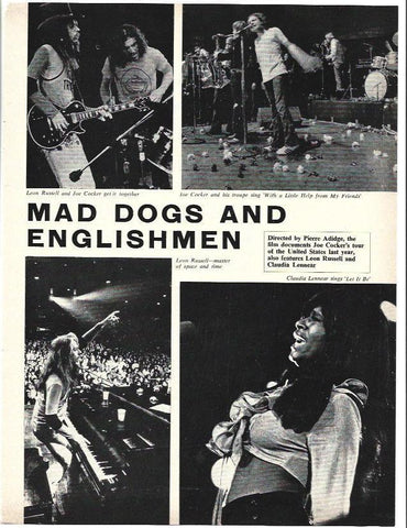 LAMINA 39525: Joe Cocker en Mad dogs and englishmen