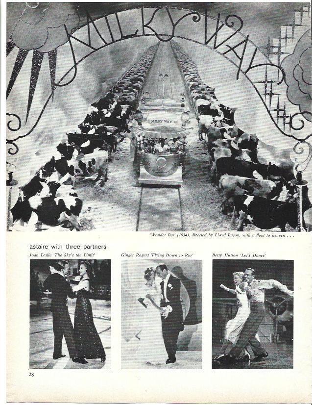 LAMINA 39483: Fred Astaire con tres parejas