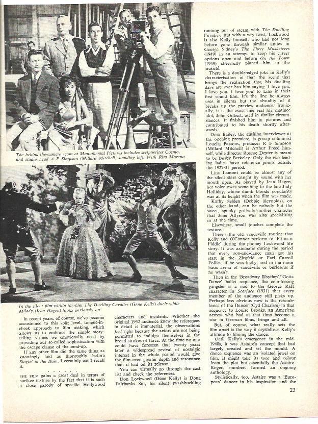 LAMINA 39441: Rodaje de The Duelling Cavalier con Gene Kelly