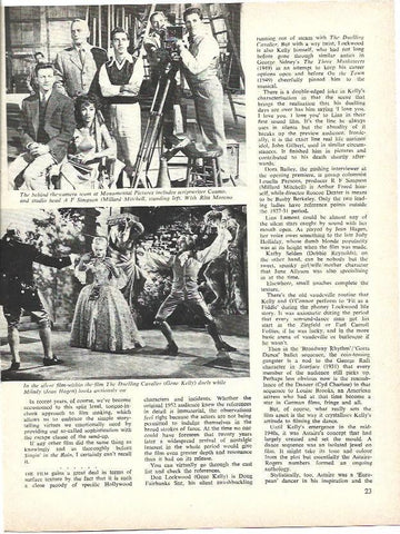 LAMINA 39441: Rodaje de The Duelling Cavalier con Gene Kelly