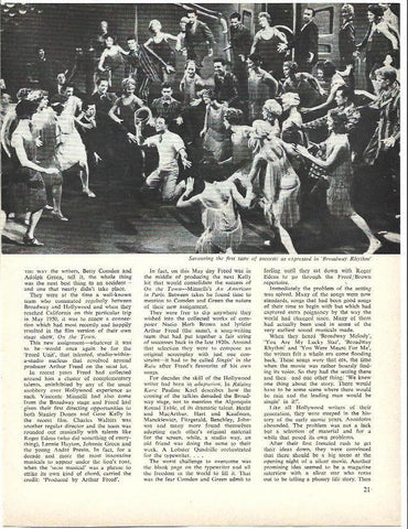 LAMINA 39439: Escena de Broadway Rhythm