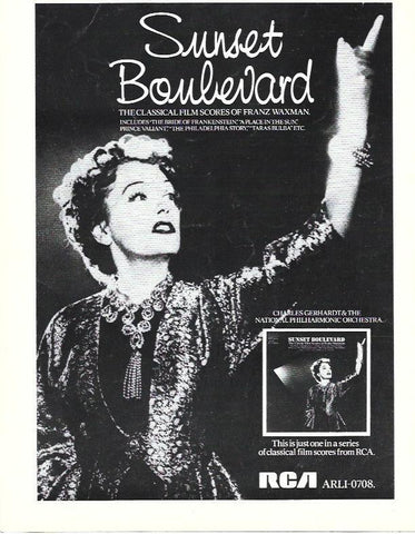 LAMINA 39436: Publicidad de Sunset Boulevard
