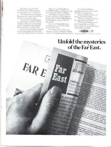 LAMINA 39432: Contraportada con publicidad de Far East