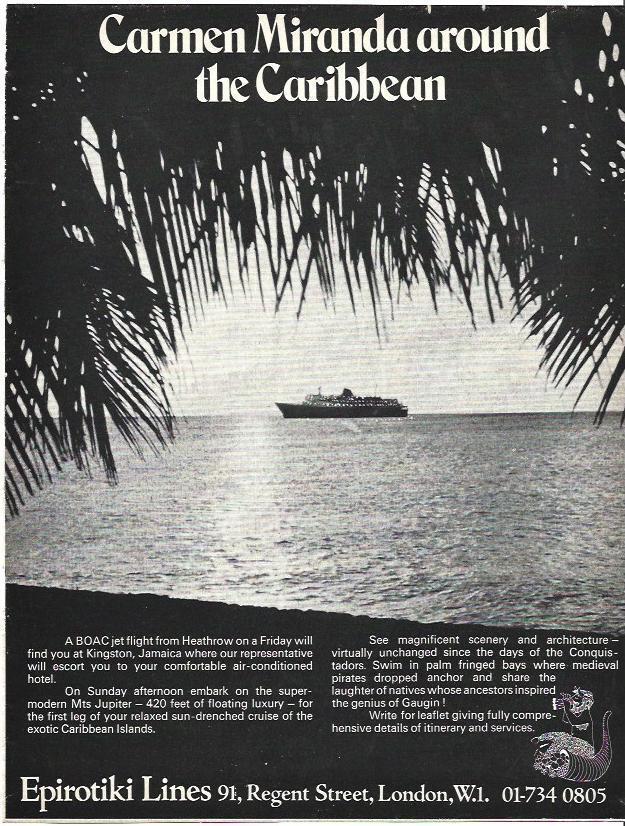 LAMINA 39475: Publicidad de Epirotiki Lines