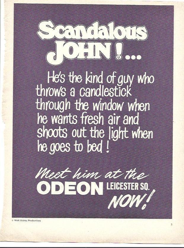 LAMINA 39469: Publicidad de John en el Odeon Leicester sq
