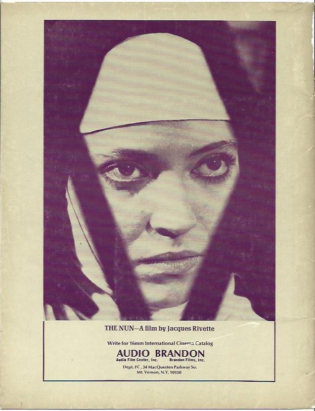 LAMINA 39613: Contraportada con publicidad de The Nun