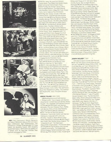 LAMINA 39605: Filmografia de Gregg Toland