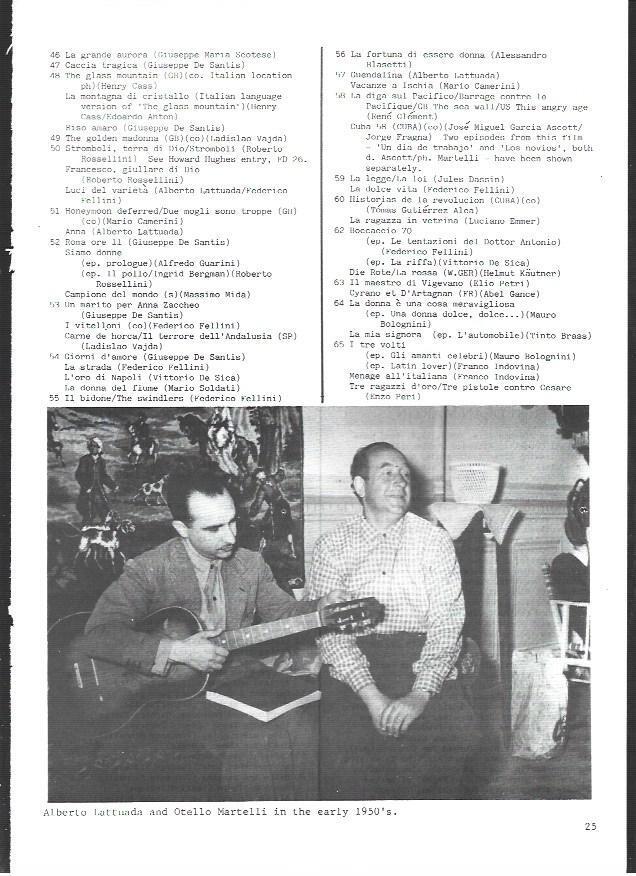 LAMINA 39631: Alberto Lattuada y Otello Martelli