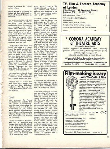 LAMINA 39567: Publicidad de Fil Academy of London