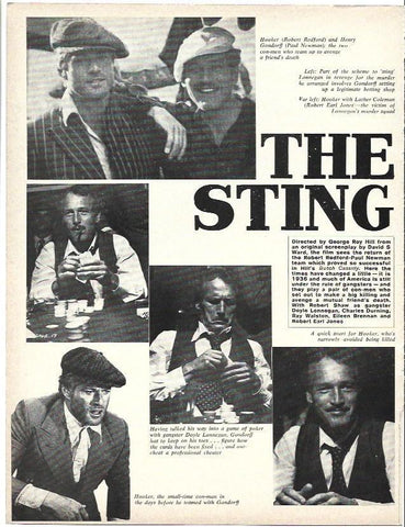 LAMINA 39562: Redford y Newman en EL Golpe