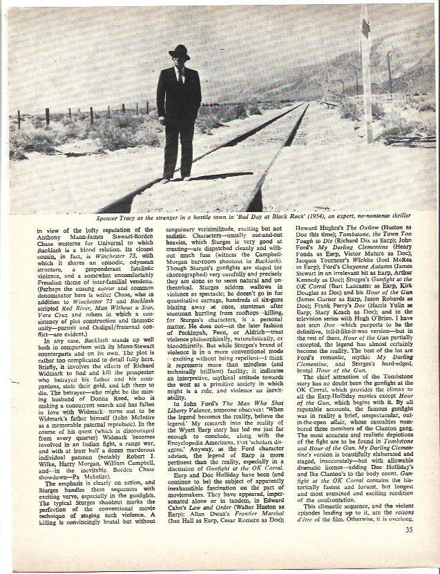 LAMINA 39557: Spencer Tracy en Bad Day at Black Rock