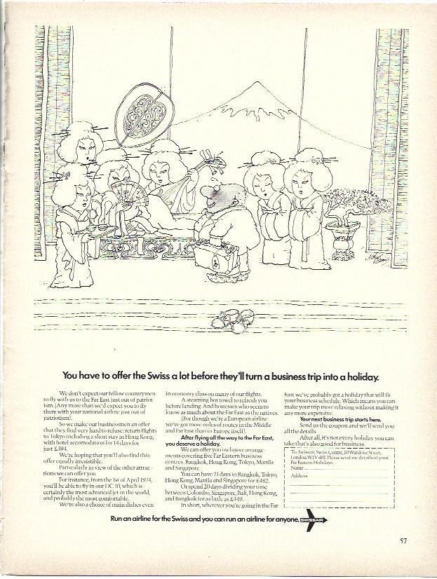 LAMINA 39546: Propaganda de Swissair