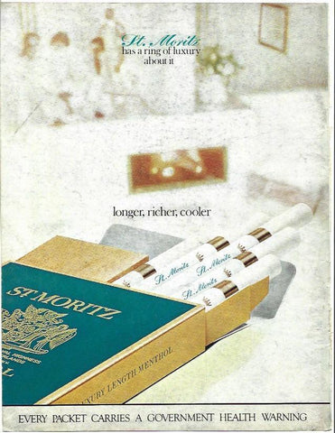 LAMINA 39572: Publicidad de St. Moritz