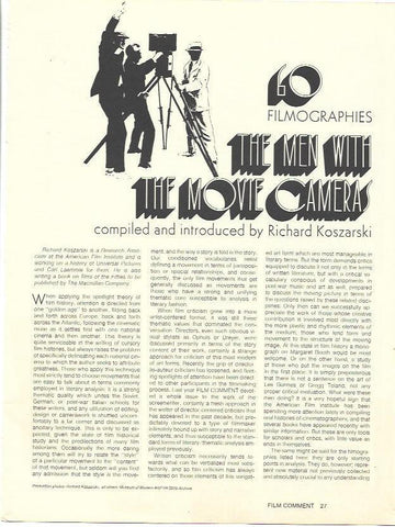 LAMINA 39591: The men with the movie cameras