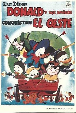 LAMINA 39252: Donald  y sus amigos conquistan el oeste