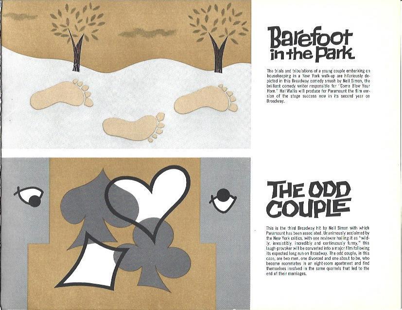 LAMINA 39300: Barefoot in the park y The odd couple