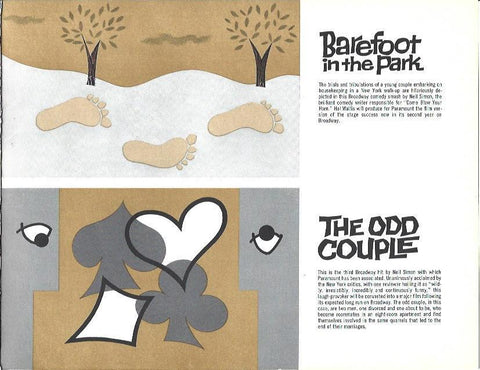 LAMINA 39300: Barefoot in the park y The odd couple
