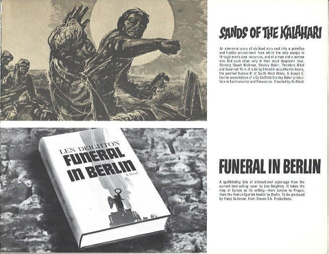 LAMINA 39296: Sands of  the Kalahari y Funeral in Berlin