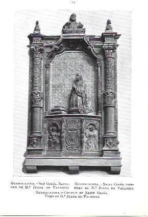 LAMINA 39212: Sepulcro de Juana de Valencia. Guadalajara