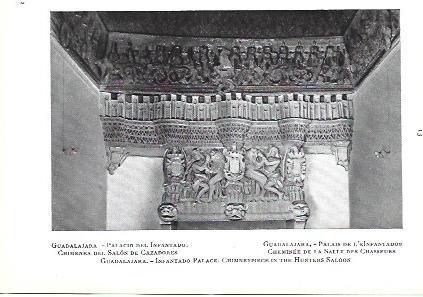 LAMINA 39206: Chimenea del Salon de Cazadores. Palacio del Infantado. Guadalajara