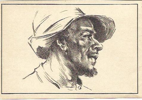 LAMINA 39192: Rostro de hombre