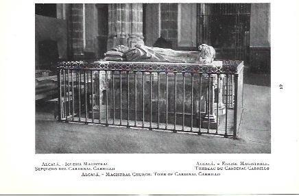 LAMINA 39220: Sepulcro del Cardenal Carrillo. Alcala de Henares