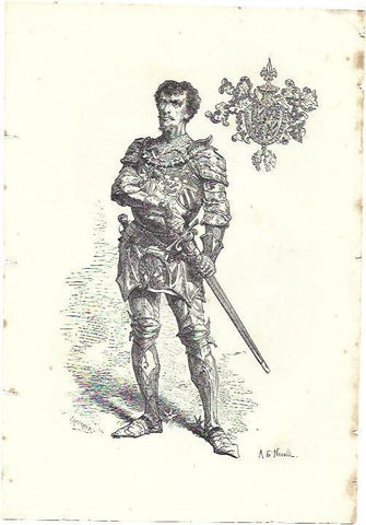 LAMINA 39373: Dibujo de A. de Neuville 