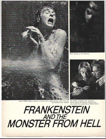 LAMINA 39421: Frankestein and the Monster from hell