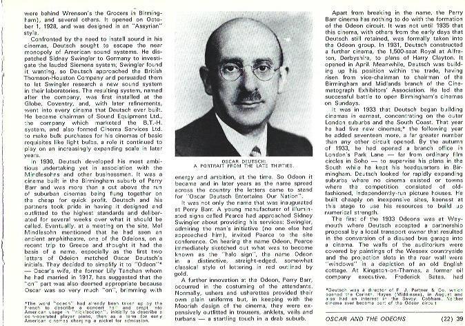 LAMINA 39321: Oscar Deutsch