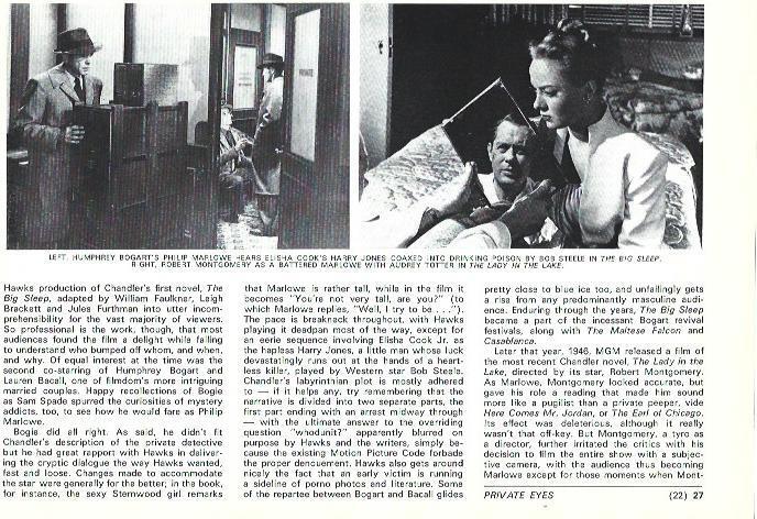 LAMINA 39315: Humphrey Bogart y Audrey Totter