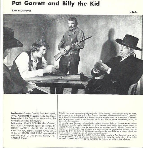LAMINA 39335: Pat Garret and Billy the Kid