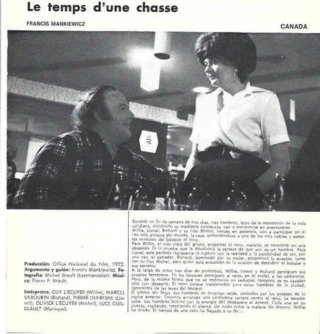 LAMINA 39337: Le temps d'une chasse